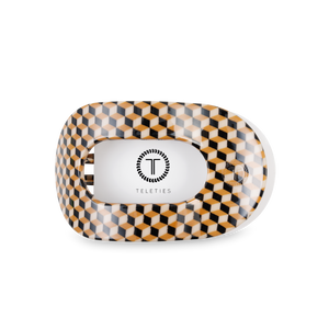 TELETIES - Round Flat Hair Clip | Medium | Gone Glamping