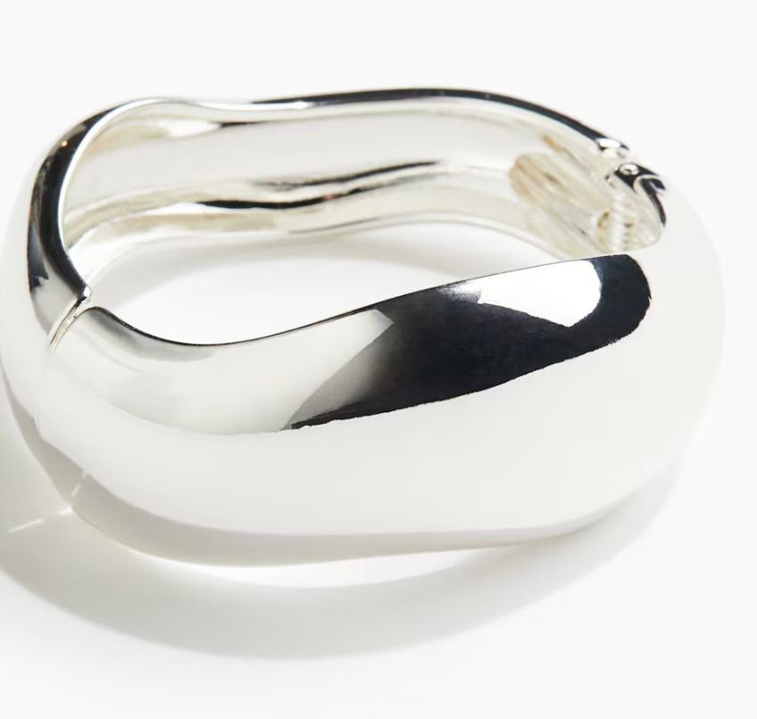 HoopLa - Editorial Hinge Bracelets 14K Gold PVD- Recycled : Yellow Gold / Breeze