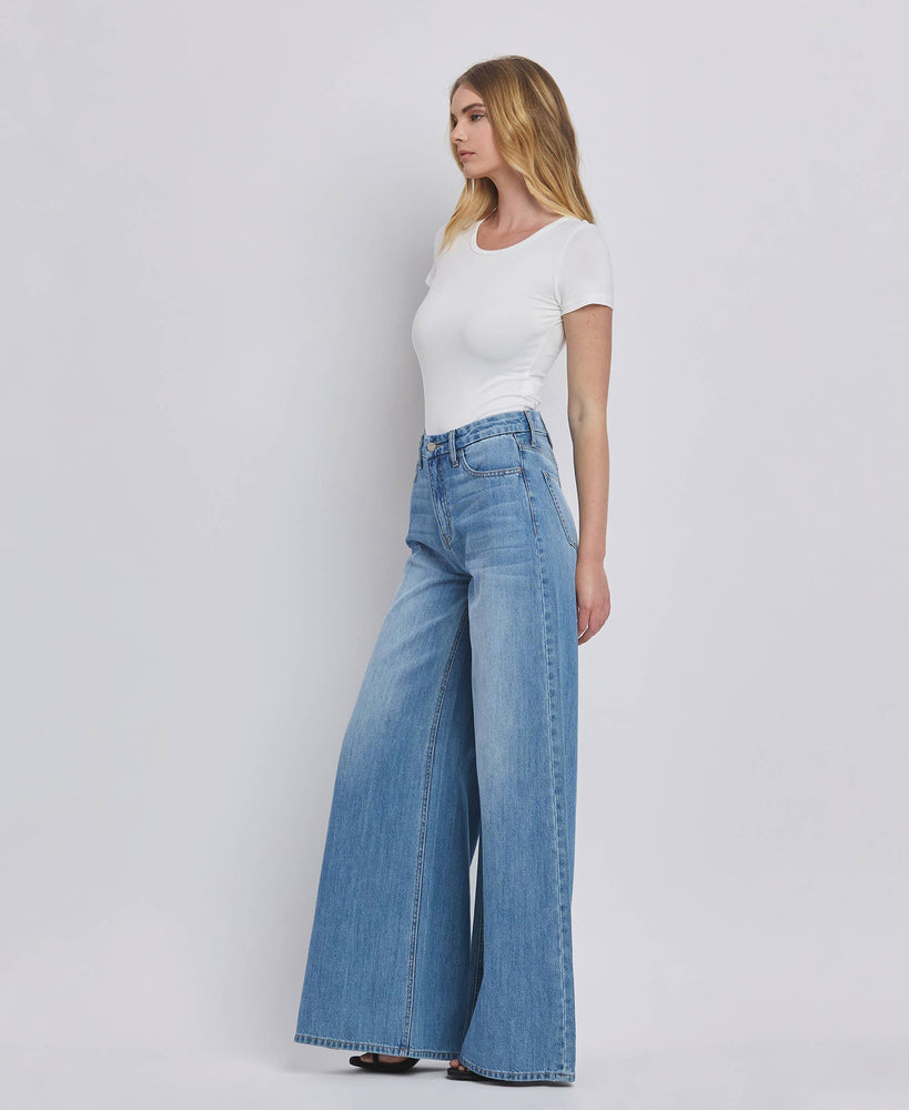 Olivia High Rise Wide Leg Jean