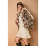 Wanderroot Leopard Fur Jacket