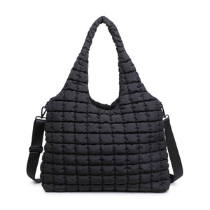Elevate - Quilted Puffer Nylon Hobo: Navy