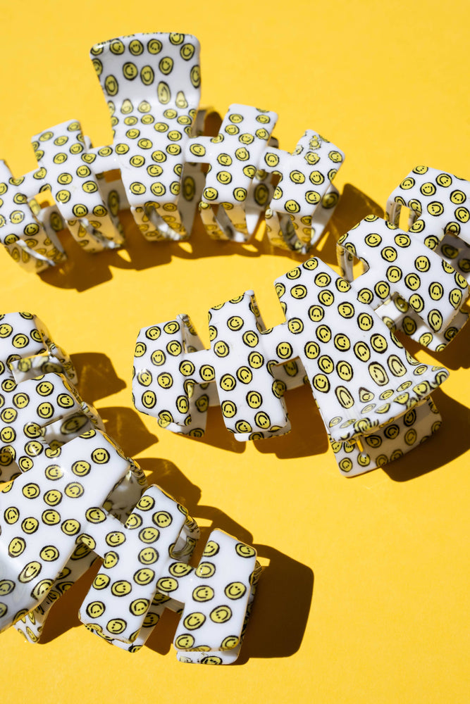 TELETIES - Classic Hair Clip | Large | Miles of Smiles