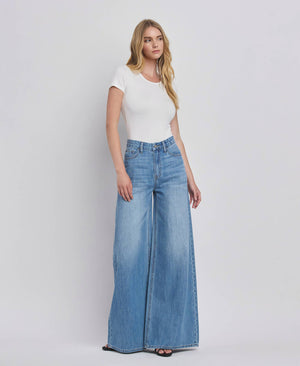 Olivia High Rise Wide Leg Jean