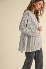 Striped Button Down Shirt