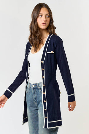 Classic Button Down Sweater Dress