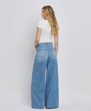 Olivia High Rise Wide Leg Jean