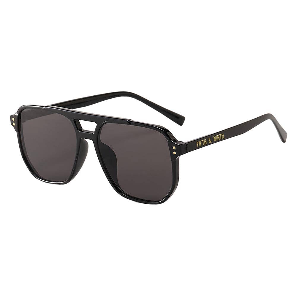 Skye Sunglasses: Black/Rose