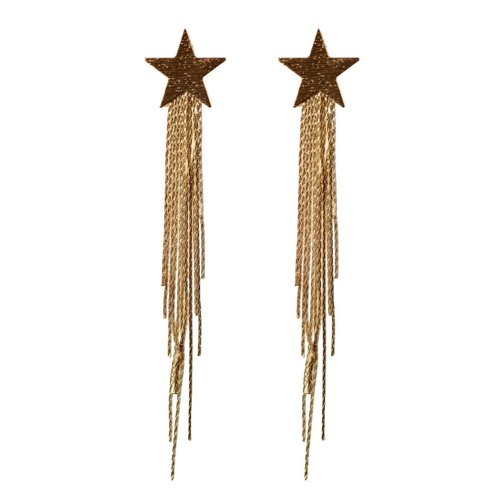 St Armands Designs of Sarasota - Gold Shooting Star Duster Drops