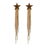 St Armands Designs of Sarasota - Gold Shooting Star Duster Drops
