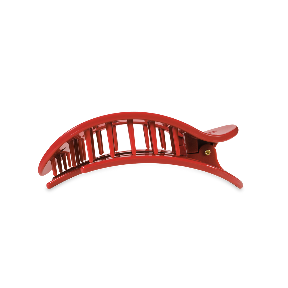 TELETIES - Flat Round Hair Clip | Medium | Red Carpet Ready