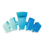 TELETIES - Classic Hair Clip | Large | Poolside
