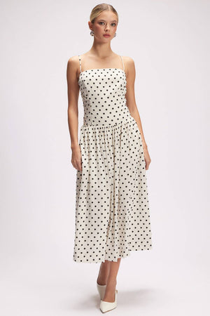 Polka Dot Midi Dress