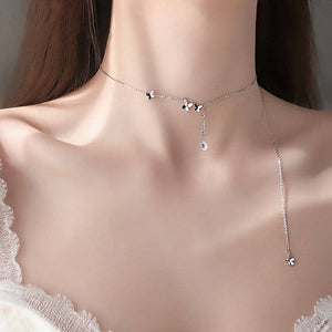 Butterfly Layered Charm Necklace