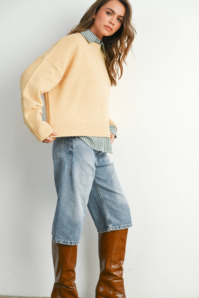 Marigold Tie-back Sweater