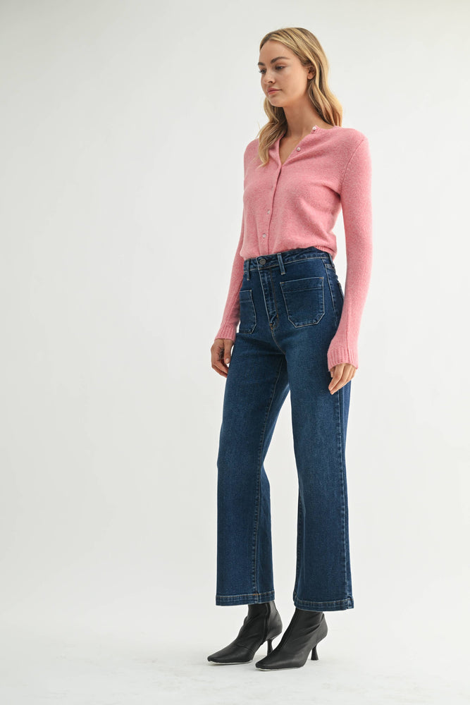 JBD Dark Patch Pocket Wide Leg