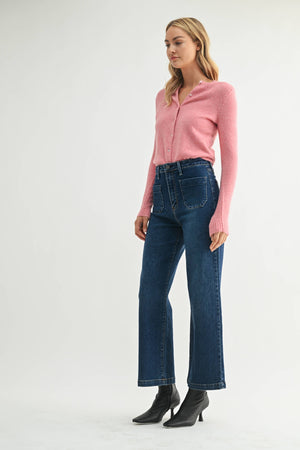 JBD Dark Patch Pocket Wide Leg