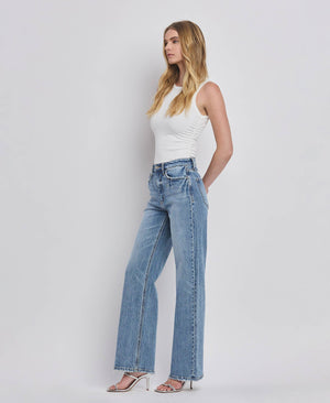 90’s Super High Rise Wide Jeans in Leaping Water