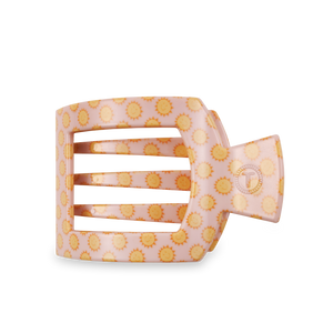 TELETIES - Square Flat Hair Clip | Large | Sunny Days Ahead