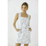 Garden Toile Mini Dress