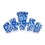TELETIES - Classic Hair Clip | Large | Not Today Evil Eye