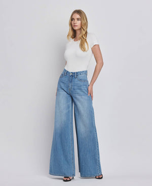 Olivia High Rise Wide Leg Jean
