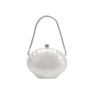 Melie Bianco - Venus Pearl Vegan Leather Crossbody Clutch