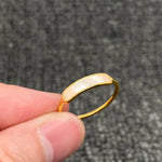 Curved Shell Fine Ring