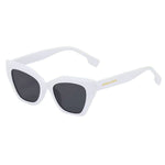 Fifth & Ninth - Colette Sunglasses: White / 100% UV Protection