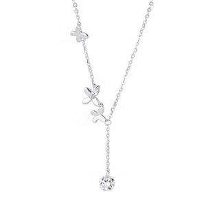 Butterfly Layered Charm Necklace