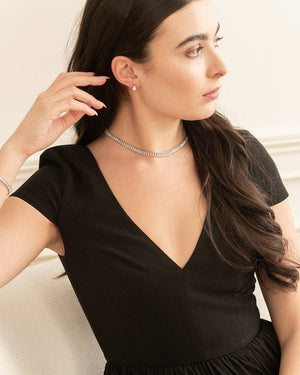 Carlina CZ Necklace:
