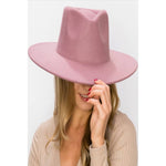 Pink Vegan Felt Rancher Hat