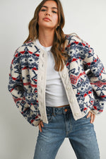 Cordoury and Fleece Long Sleeve Jacket