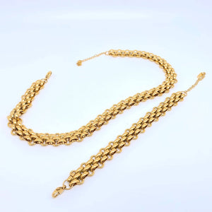 Hand Assembled Stainless Steel Chain Bracelet