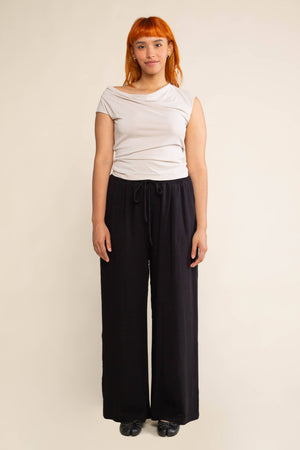 Black Cove Linen Pant