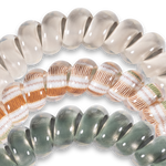 TELETIES - Spiral Hair Coils | Large | Eucalyptus Hair Ties