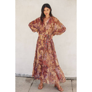 Wishing Well Button Down Maxi Dress