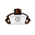 TELETIES - Open Hair Clip | Small | Tortoise