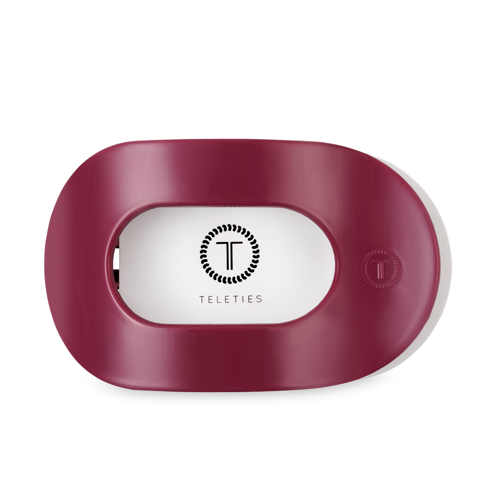 TELETIES - Flat Round Hair Clip | Large | Wild Side