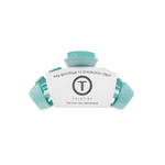 TELETIES - Classic Hair Clip | Tiny | Totally Turquoise