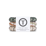 TELETIES - Spiral Hair Coils | Large | Eucalyptus Hair Ties