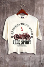 Free Spirit Motors Crop Tee