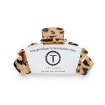TELETIES - Classic Hair Clip | Small | Blonde Tortoise