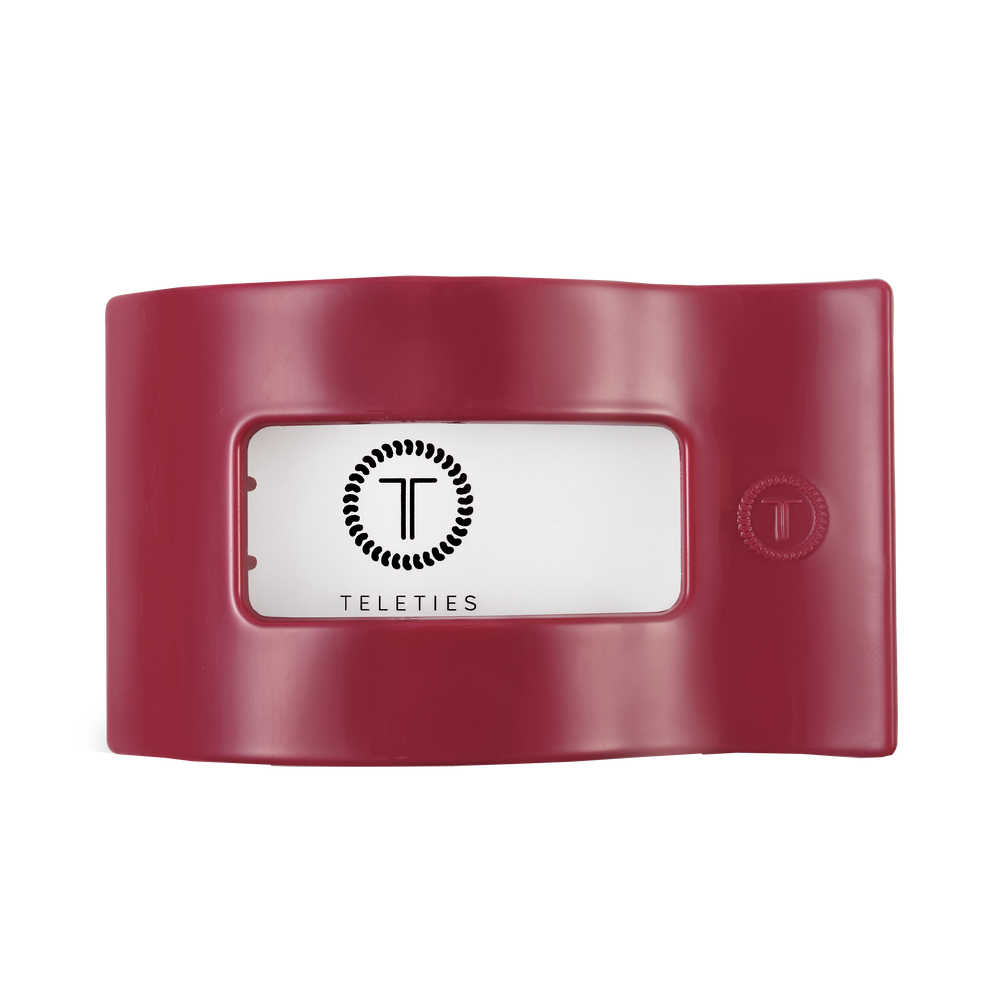 TELETIES - Flat Rectangle Hair Clip | Large | Wild Side