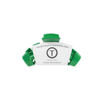 TELETIES - Classic Hair Clip | Tiny | Shamrock Shimmer
