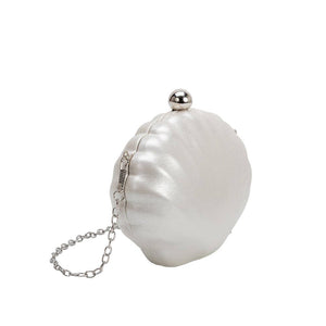 Melie Bianco - Venus Pearl Vegan Leather Crossbody Clutch