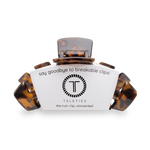 TELETIES - Classic Hair Clip | Large | Tortoise