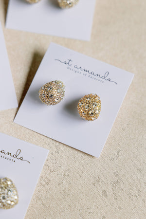 St Armands Designs of Sarasota - Pave Crystal Gumdrop Earrings