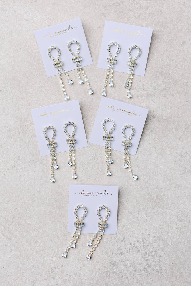 St Armands Designs of Sarasota - Thoroughbred Diamond Drop Earrings