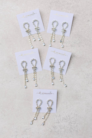 St Armands Designs of Sarasota - Thoroughbred Diamond Drop Earrings