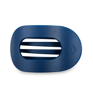 TELETIES - Round Flat Hair Clip | Large | Midnight Rain
